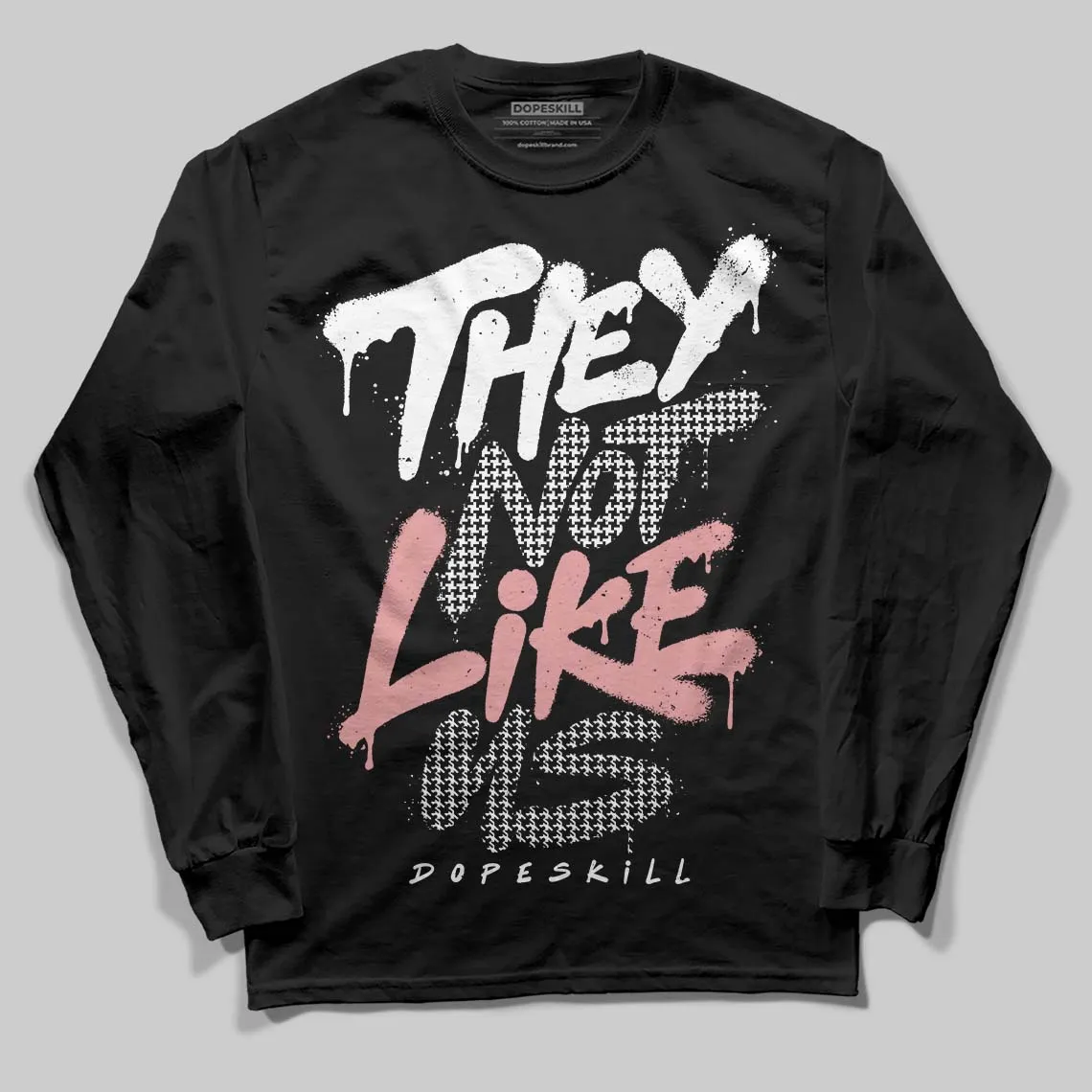 Harris Tweed x Black/Phantom Dunk DopeSkill Long Sleeve T-Shirt They Not Like Us Graphic sold by DopeSkill product image thumbnail 2