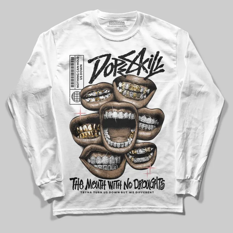Harris Tweed x Black/Phantom Dunk DopeSkill Long Sleeve T-Shirt The Mouth With No Droughts Graphic sold by DopeSkill