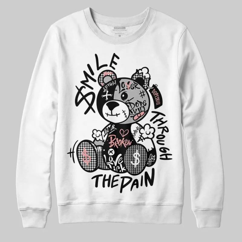 Harris Tweed x Black/Phantom Dunk DopeSkill Sweatshirt Smile Through The Pain Graphic sold by DopeSkill