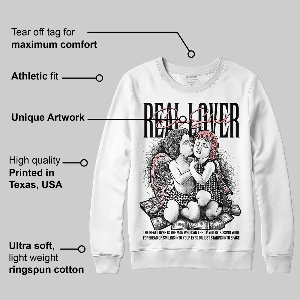 Harris Tweed x Black/Phantom Dunk DopeSkill Sweatshirt Real Lover Graphic sold by DopeSkill product image thumbnail 3