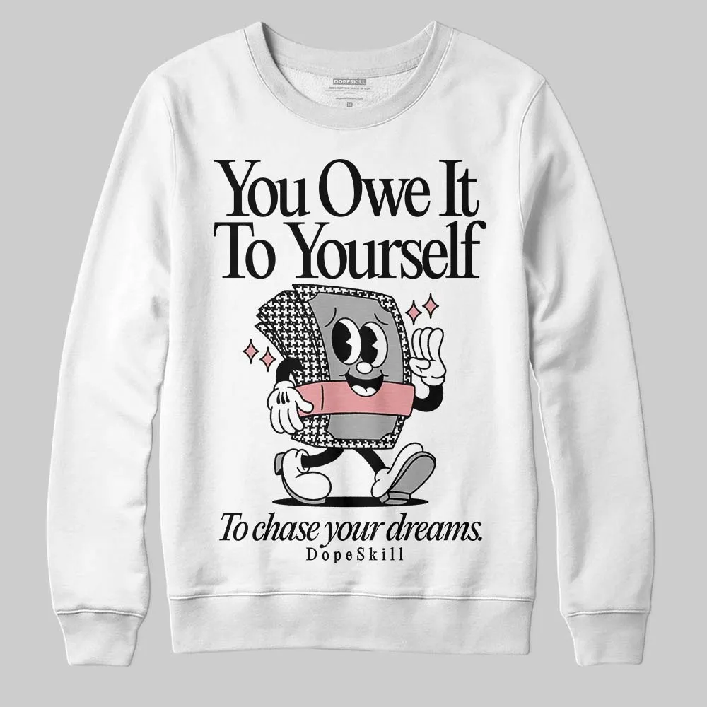 Harris Tweed x Black/Phantom Dunk DopeSkill Sweatshirt Owe It To Yourself Graphic sold by DopeSkill