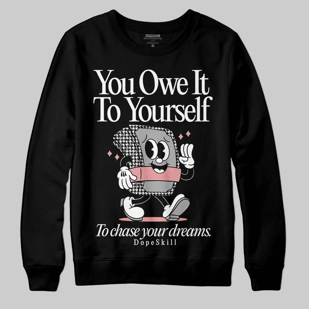 Harris Tweed x Black/Phantom Dunk DopeSkill Sweatshirt Owe It To Yourself Graphic sold by DopeSkill product image thumbnail 2