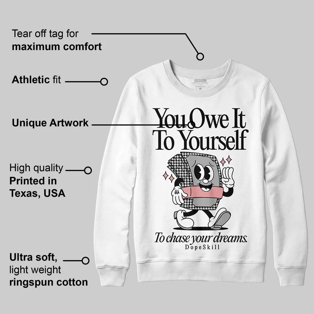 Harris Tweed x Black/Phantom Dunk DopeSkill Sweatshirt Owe It To Yourself Graphic sold by DopeSkill product image thumbnail 3