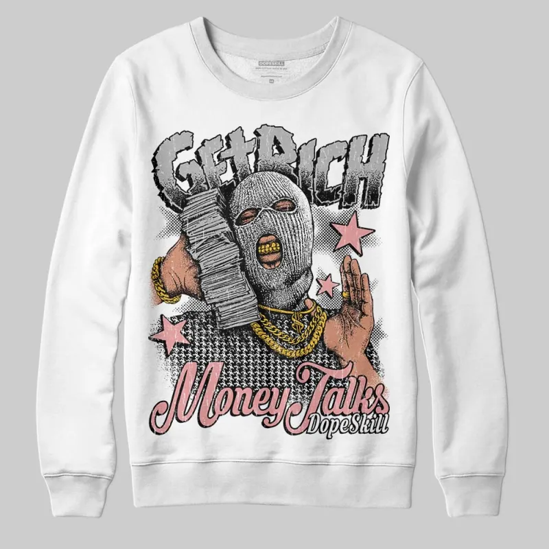 Harris Tweed x Black/Phantom Dunk DopeSkill Sweatshirt Get Rich Graphic sold by DopeSkill