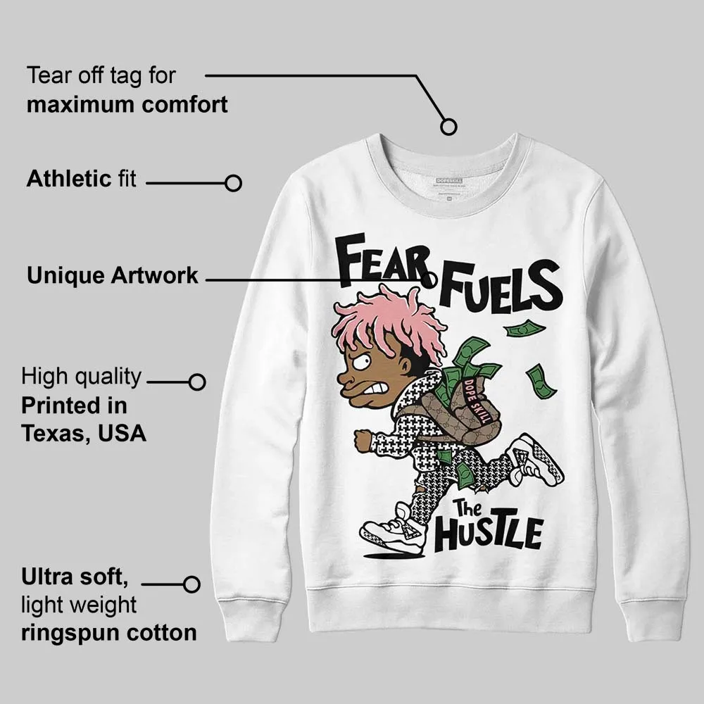 Harris Tweed x Black/Phantom Dunk DopeSkill Sweatshirt Fear Fuels The Hustle Graphic sold by DopeSkill product image thumbnail 3