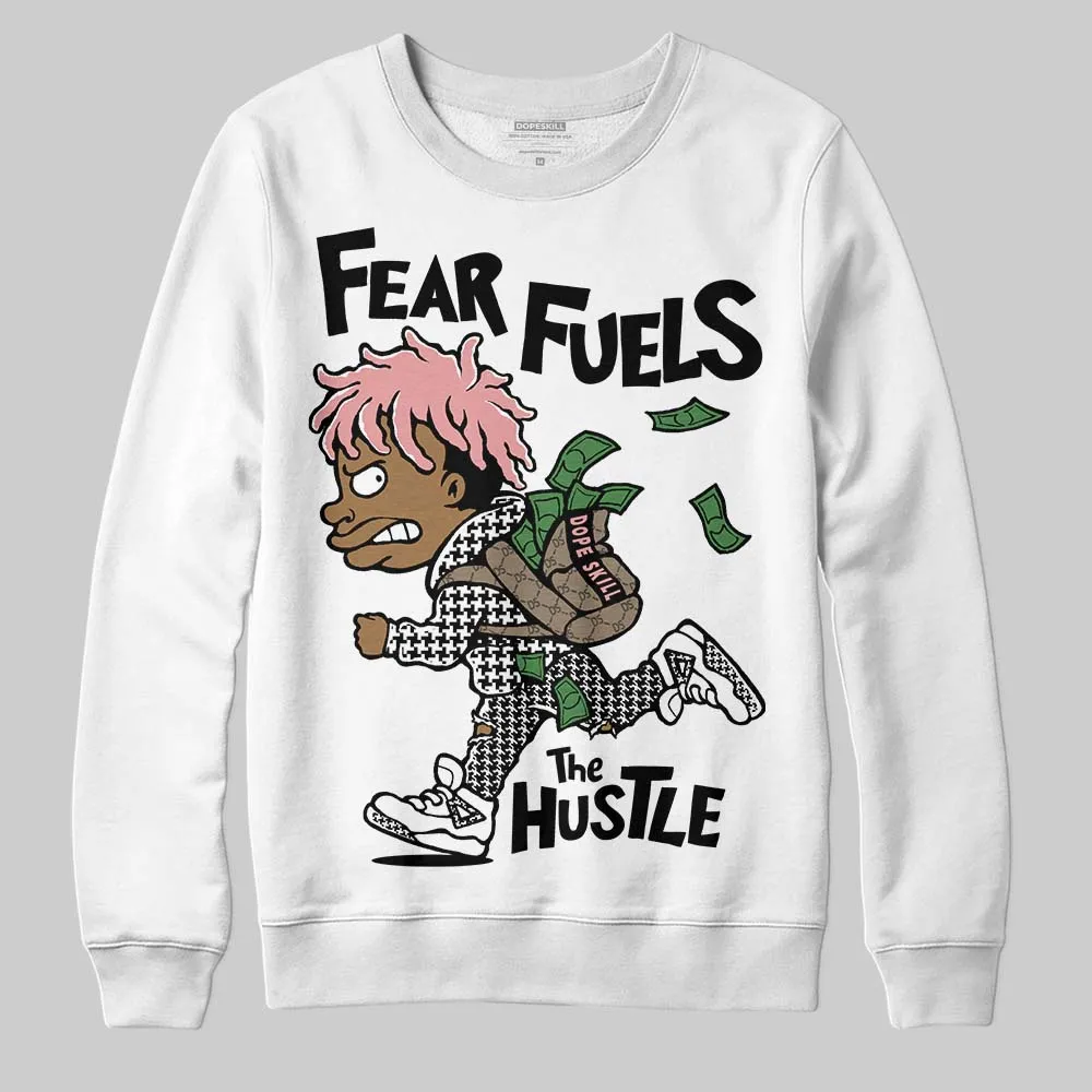 Harris Tweed x Black/Phantom Dunk DopeSkill Sweatshirt Fear Fuels The Hustle Graphic sold by DopeSkill