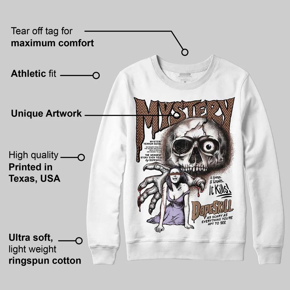 Harris Tweed x Sesame/Violet Mist Dunk DopeSkill Sweatshirt Mystery Ghostly Grasp Graphic sold by DopeSkill product image thumbnail 3