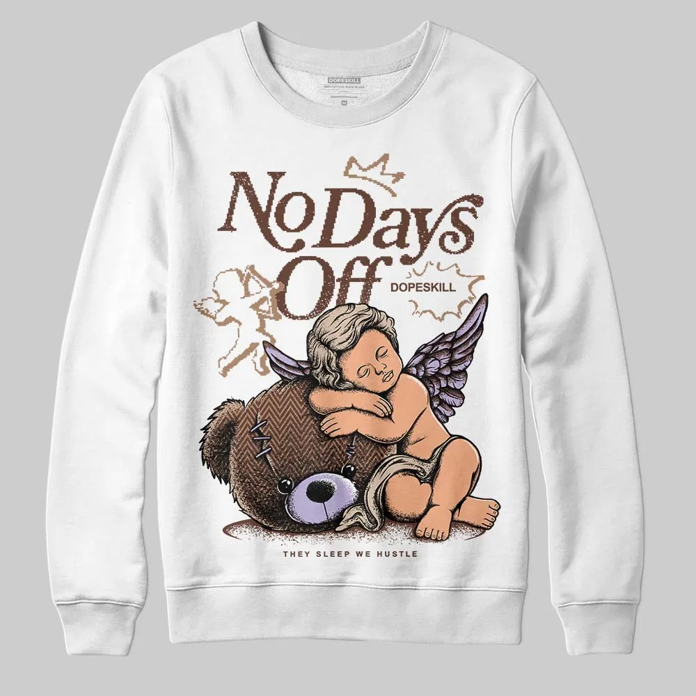 Harris Tweed x Sesame/Violet Mist Dunk DopeSkill Sweatshirt New No Days Off Graphic sold by DopeSkill