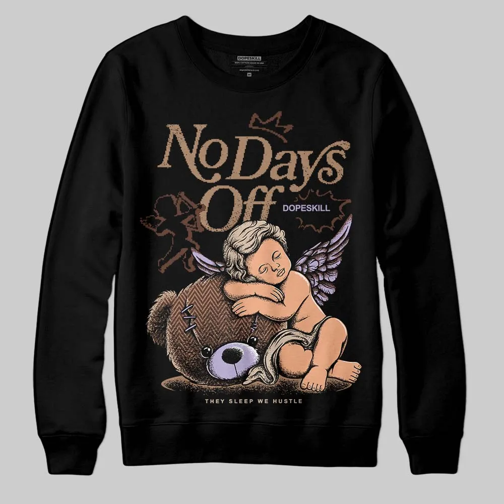 Harris Tweed x Sesame/Violet Mist Dunk DopeSkill Sweatshirt New No Days Off Graphic sold by DopeSkill product image thumbnail 2