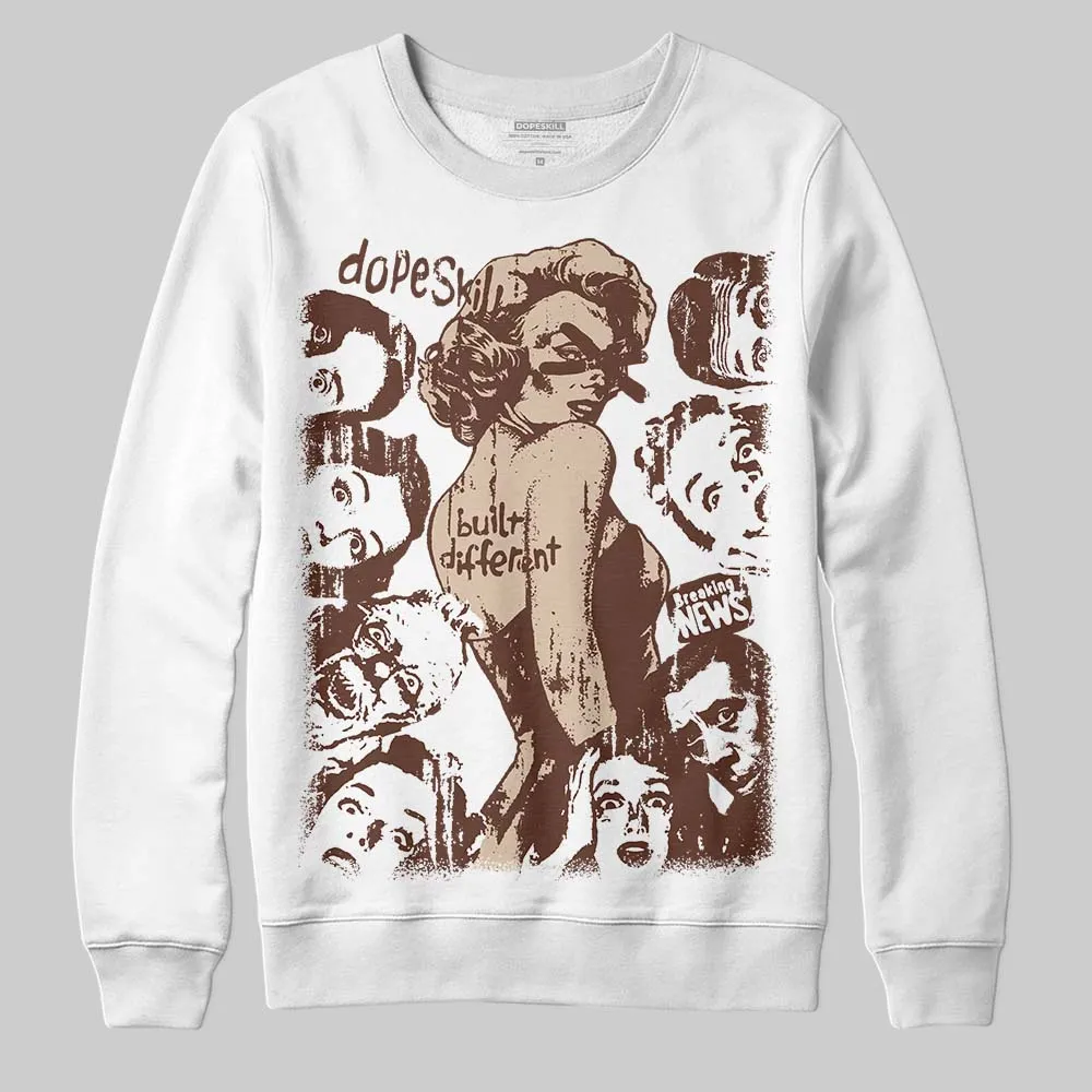 Harris Tweed x Sesame/Violet Mist Dunk DopeSkill Sweatshirt Built Different Graphic sold by DopeSkill