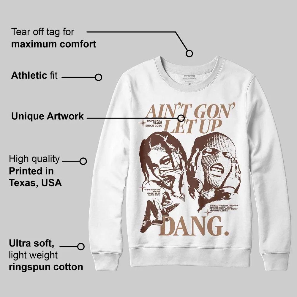 Harris Tweed x Sesame/Violet Mist Dunk DopeSkill Sweatshirt Ain't Gon' Let Up Graphic sold by DopeSkill product image thumbnail 3