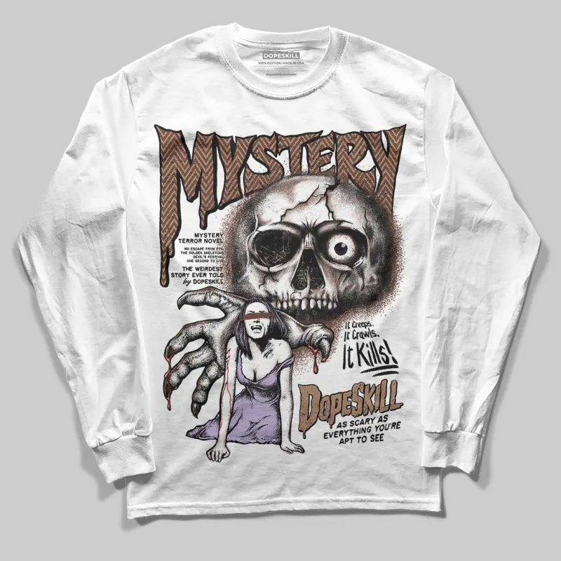 Harris Tweed x Sesame/Violet Mist Dunk DopeSkill Long Sleeve T-Shirt Mystery Ghostly Grasp Graphic sold by DopeSkill