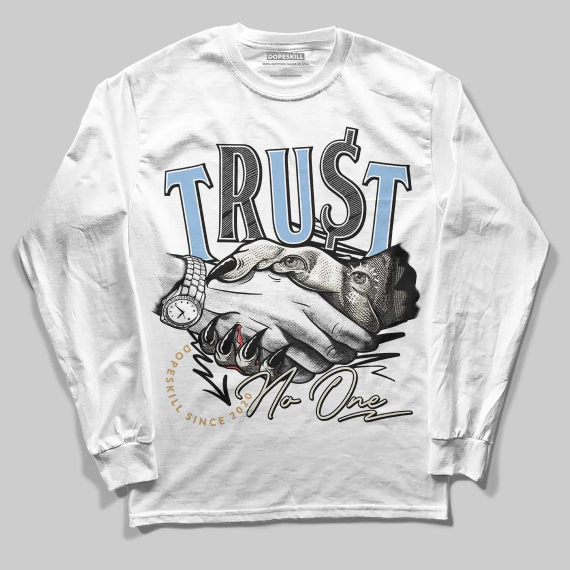 Diamond Turf 'Must Be the Money' DopeSkill Long Sleeve T-Shirt Trust No One Graphic sold by DopeSkill
