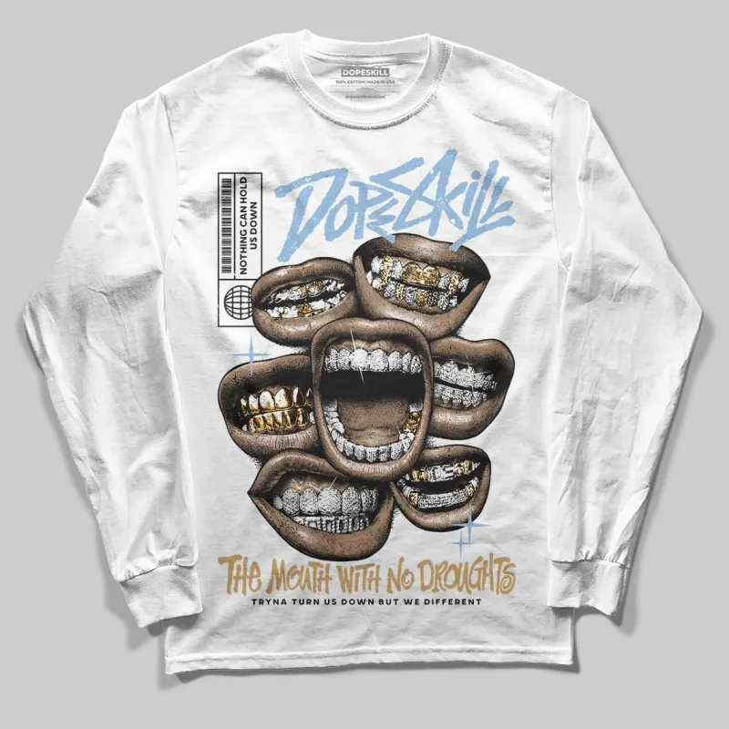 Diamond Turf 'Must Be the Money' DopeSkill Long Sleeve T-Shirt The Mouth With No Droughts Graphic sold by DopeSkill
