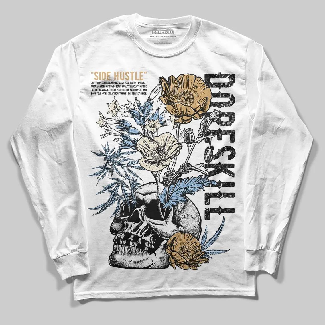 Diamond Turf 'Must Be the Money' DopeSkill Long Sleeve T-Shirt Side Hustle Graphic sold by DopeSkill