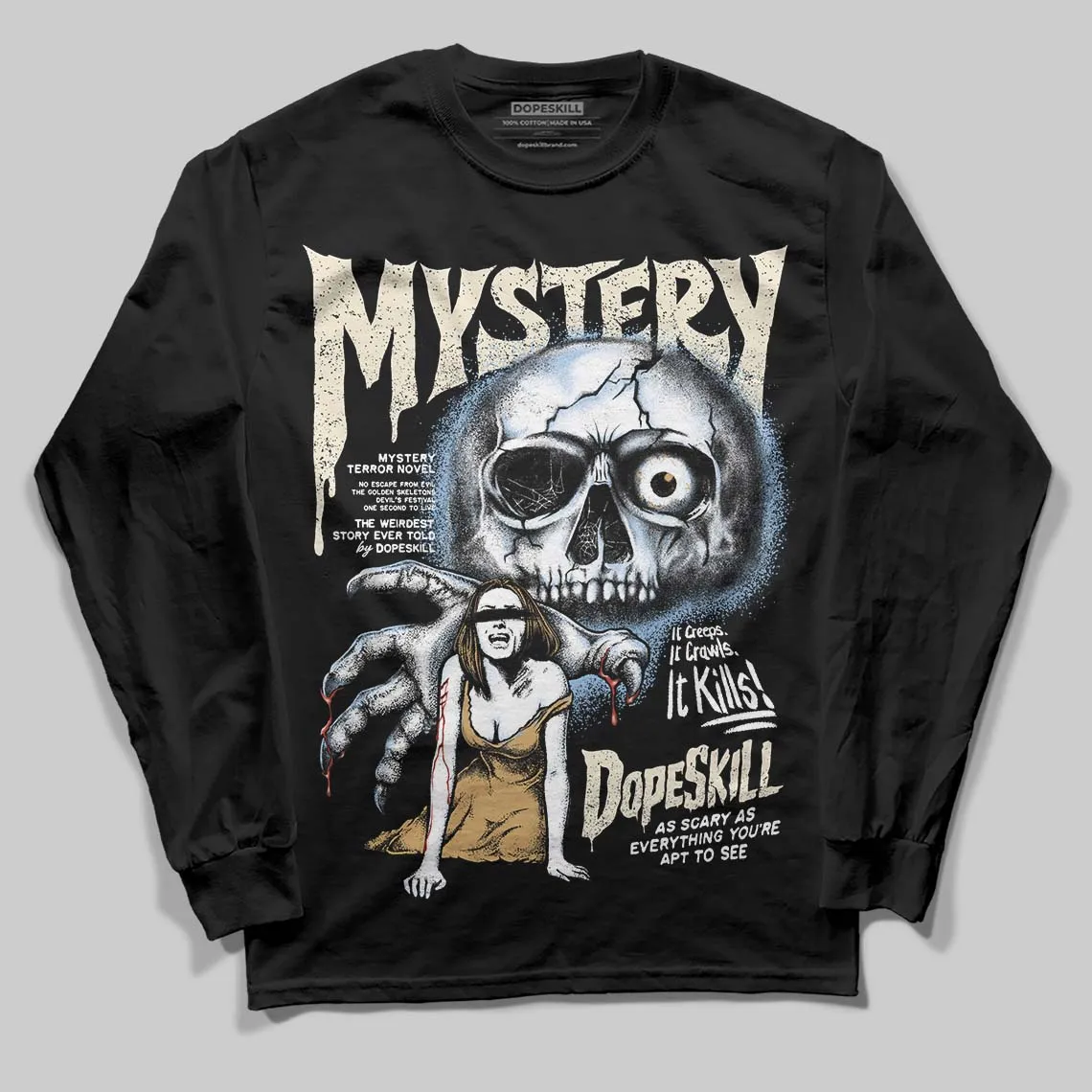 Diamond Turf 'Must Be the Money' DopeSkill Long Sleeve T-Shirt Mystery Ghostly Grasp Graphic sold by DopeSkill product image thumbnail 2