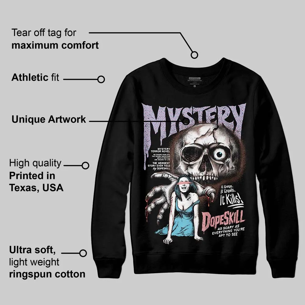 Harris Tweed x Denim Turquoise Dunk DopeSkill Sweatshirt Mystery Ghostly Grasp Graphic sold by DopeSkill product image thumbnail 3