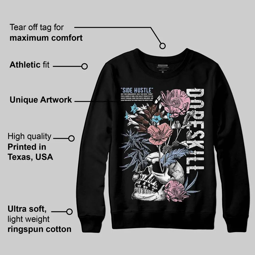 Harris Tweed x Denim Turquoise Dunk DopeSkill Sweatshirt Side Hustle Graphic sold by DopeSkill product image thumbnail 3