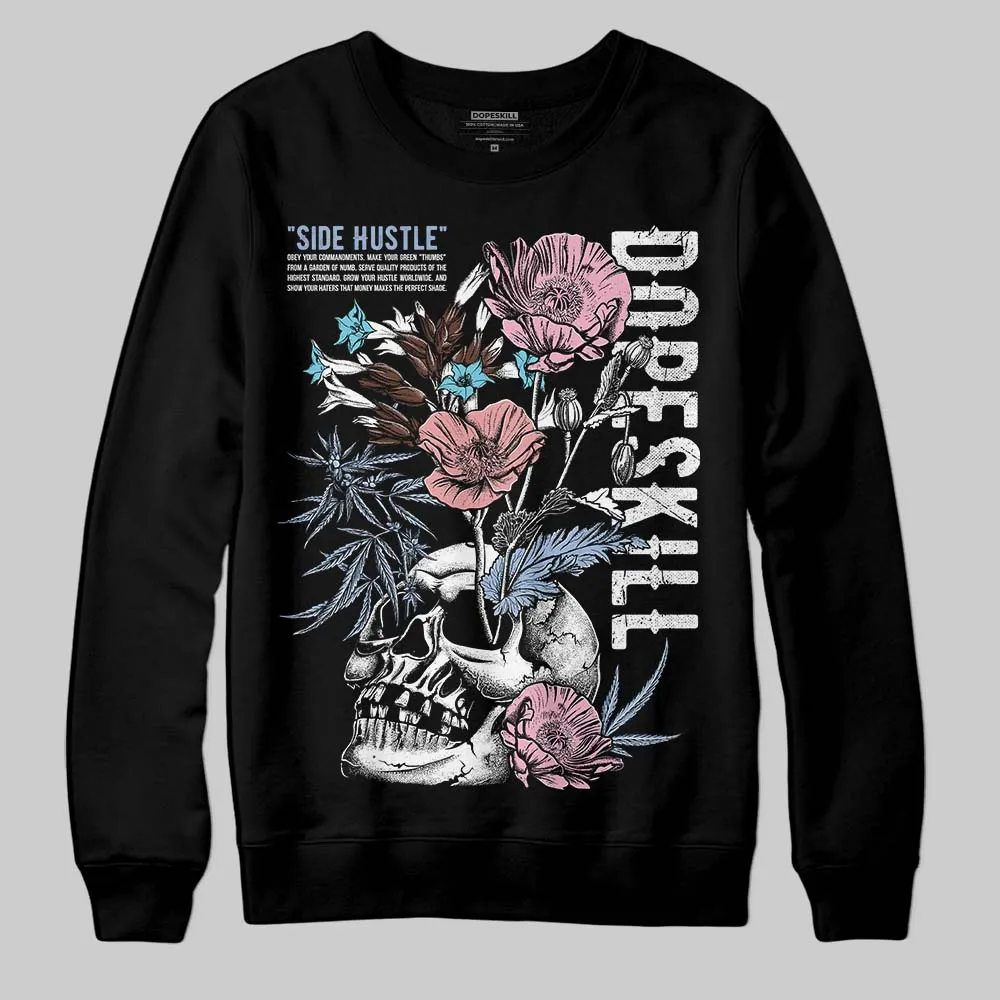 Harris Tweed x Denim Turquoise Dunk DopeSkill Sweatshirt Side Hustle Graphic sold by DopeSkill