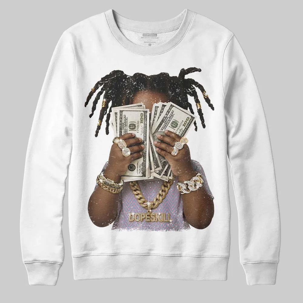 Harris Tweed x Denim Turquoise Dunk DopeSkill Sweatshirt Rich Youth Graphic sold by DopeSkill product image thumbnail 2