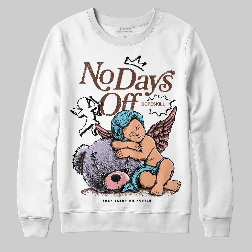 Harris Tweed x Denim Turquoise Dunk DopeSkill Sweatshirt New No Days Off Graphic sold by DopeSkill product image thumbnail 2