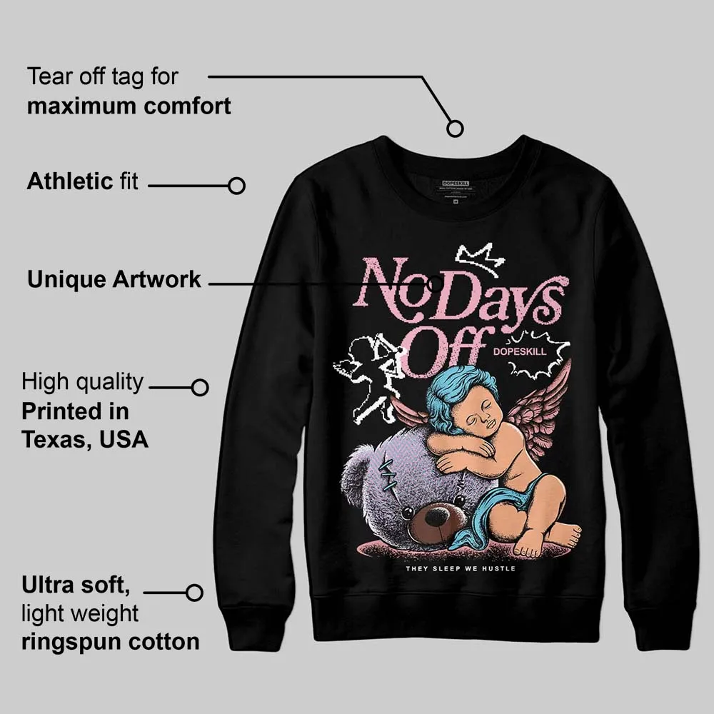 Harris Tweed x Denim Turquoise Dunk DopeSkill Sweatshirt New No Days Off Graphic sold by DopeSkill product image thumbnail 3