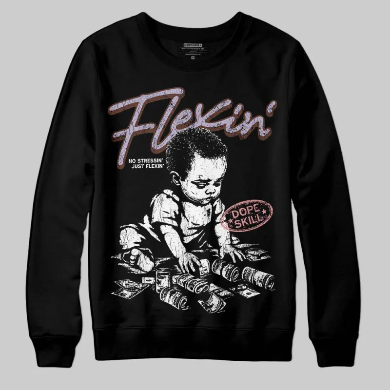 Harris Tweed x Denim Turquoise Dunk DopeSkill Sweatshirt Flexin' Graphic sold by DopeSkill