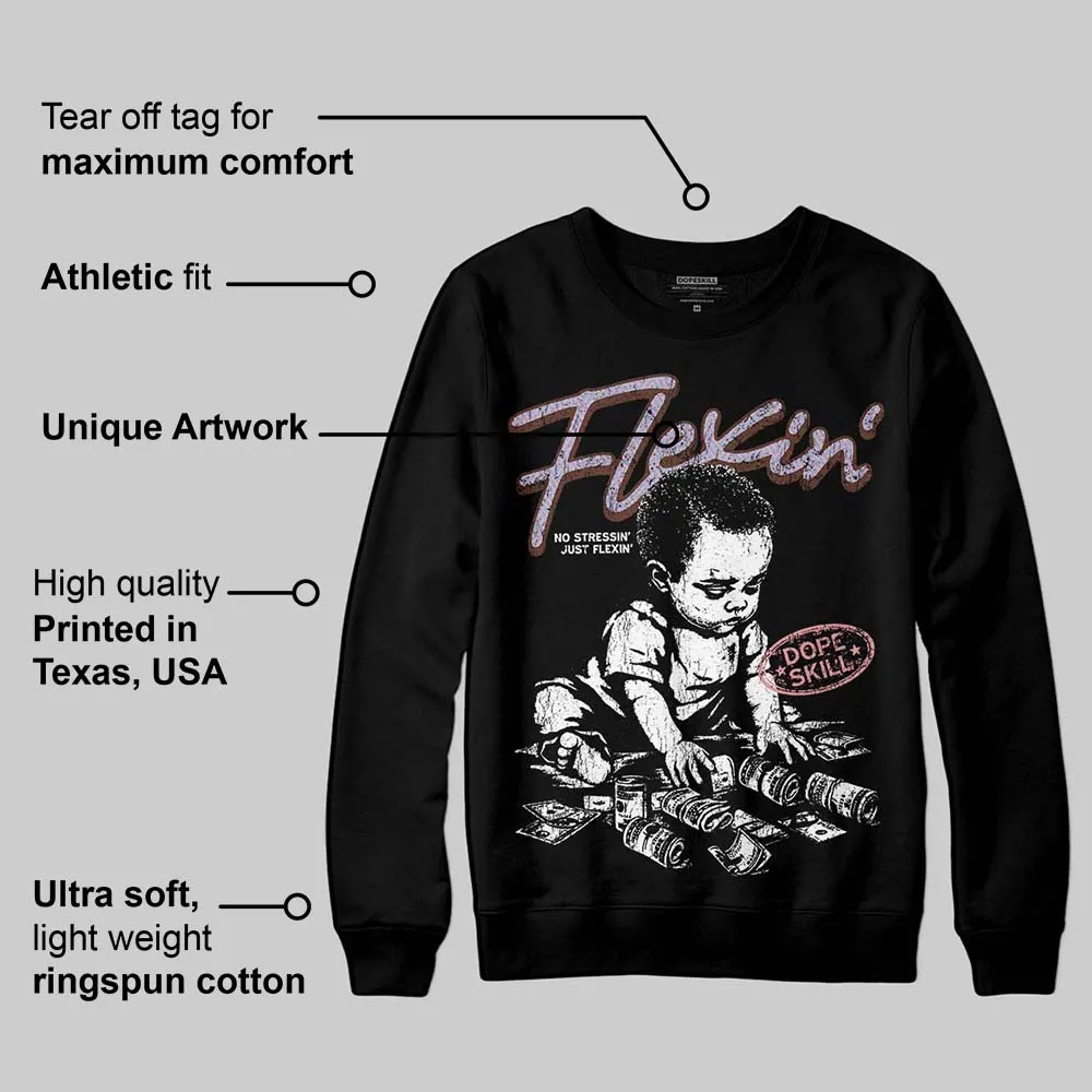 Harris Tweed x Denim Turquoise Dunk DopeSkill Sweatshirt Flexin' Graphic sold by DopeSkill product image thumbnail 3