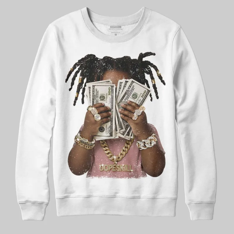 Dusty Rose 40s DopeSkill Sweatshirt Rich Youth Graphic sold by DopeSkill