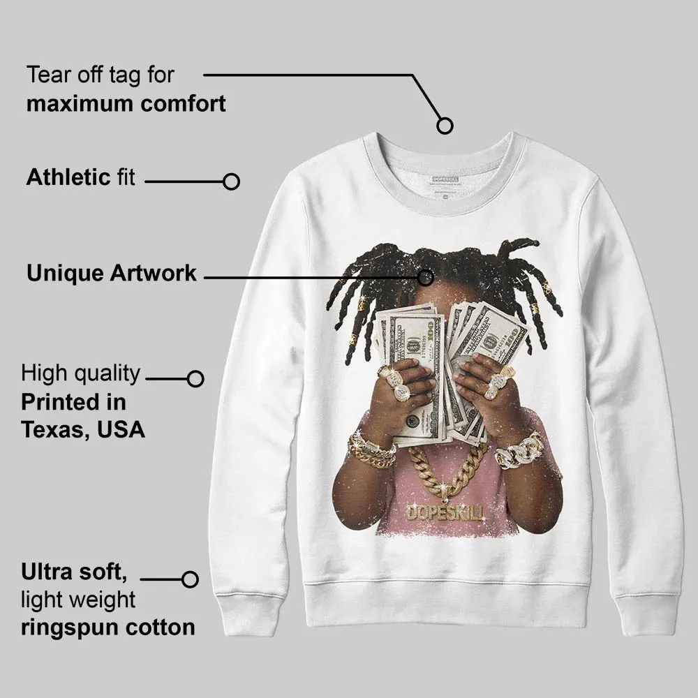 Dusty Rose 40s DopeSkill Sweatshirt Rich Youth Graphic sold by DopeSkill product image thumbnail 3