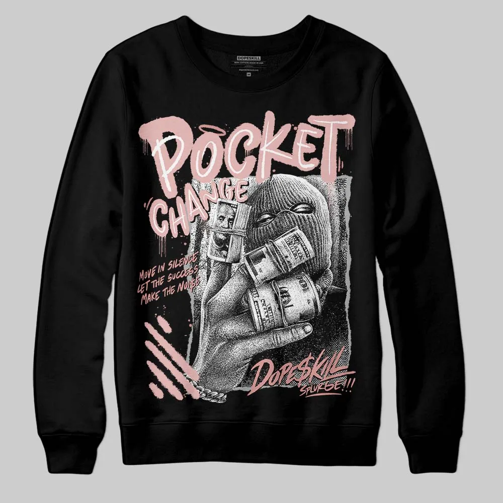 Dusty Rose 40s DopeSkill Sweatshirt Pocket Change Graphic sold by DopeSkill product image thumbnail 2