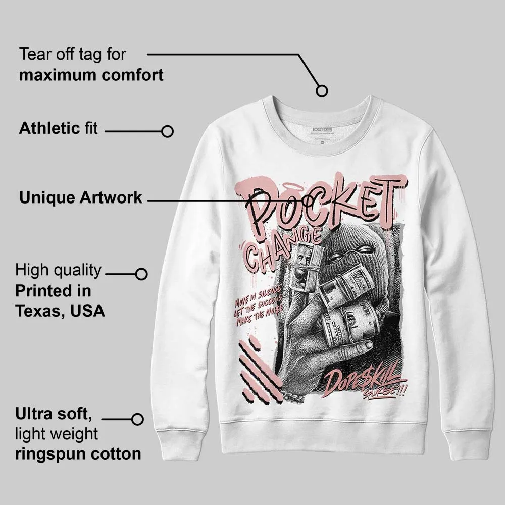 Dusty Rose 40s DopeSkill Sweatshirt Pocket Change Graphic sold by DopeSkill product image thumbnail 3