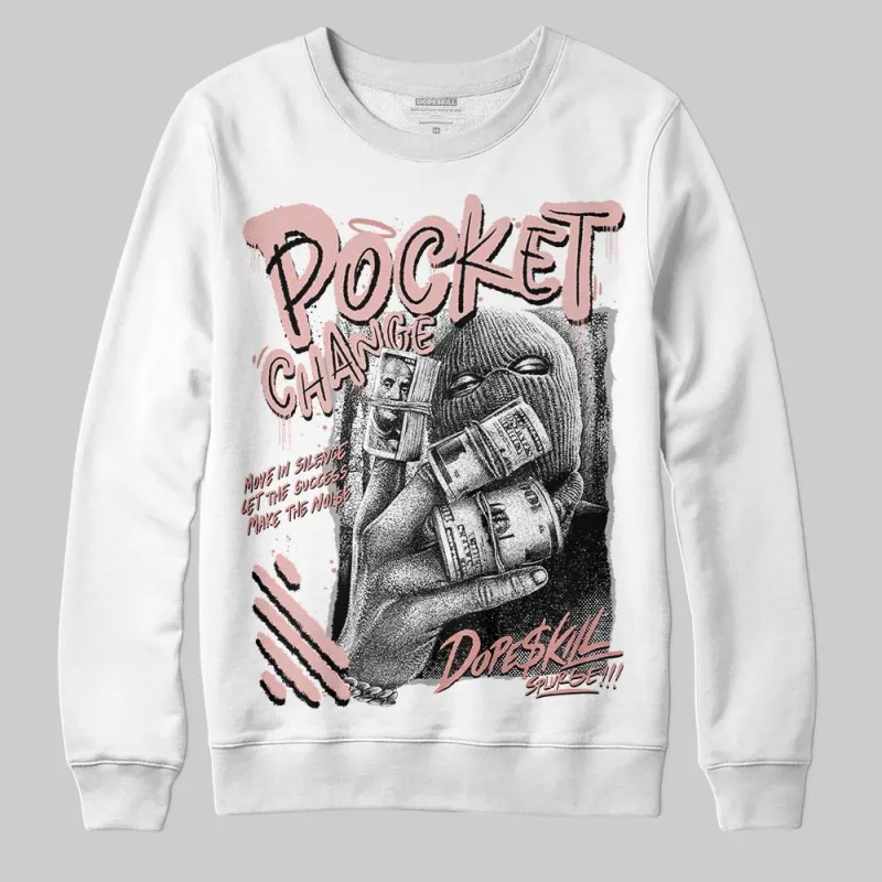 Dusty Rose 40s DopeSkill Sweatshirt Pocket Change Graphic sold by DopeSkill