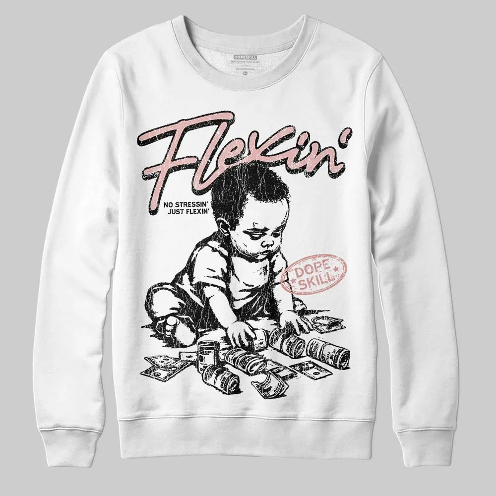 Dusty Rose 40s DopeSkill Sweatshirt Flexin' Graphic sold by DopeSkill