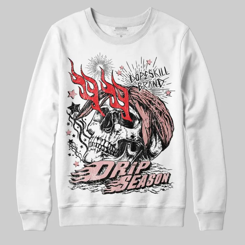 Dusty Rose 40s DopeSkill Sweatshirt Drip Season Graphic sold by DopeSkill