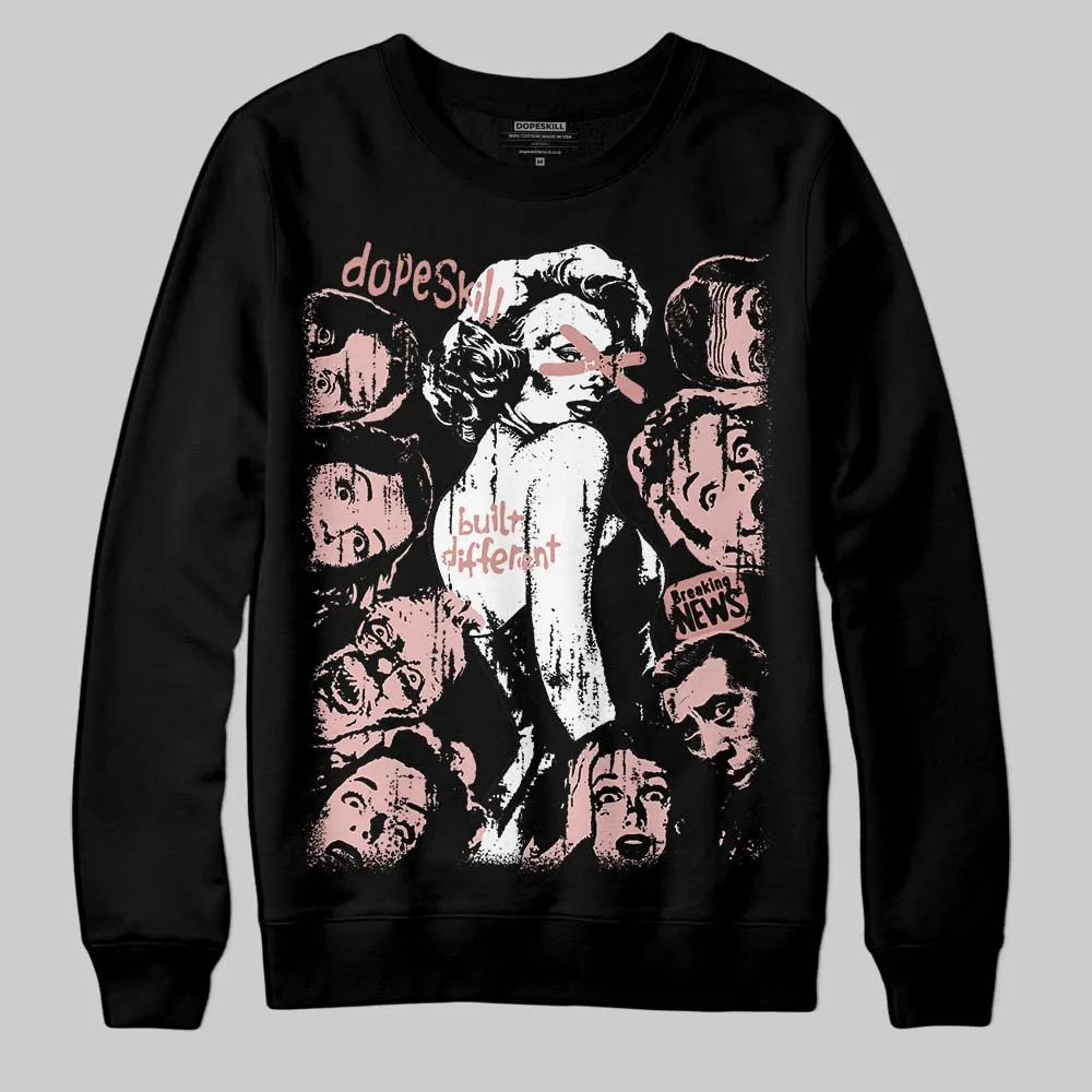 Dusty Rose 40s DopeSkill Sweatshirt Built Different Graphic sold by DopeSkill product image thumbnail 2