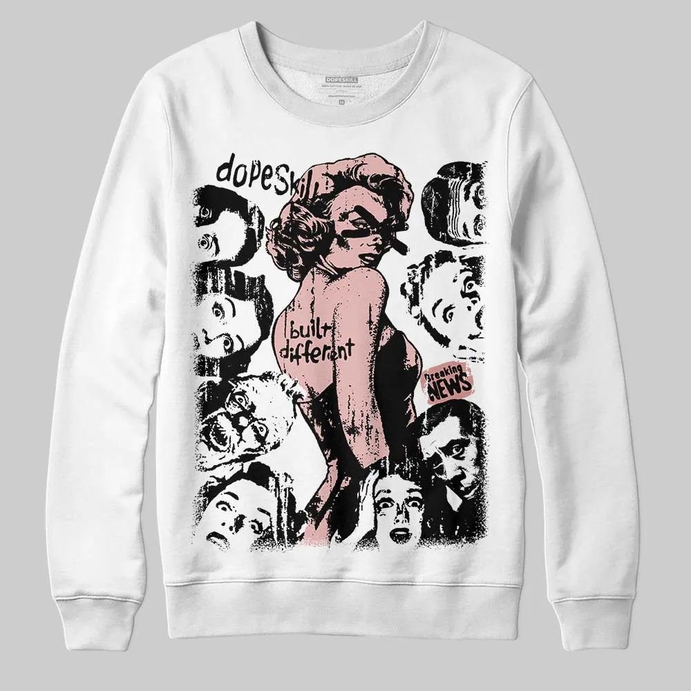 Dusty Rose 40s DopeSkill Sweatshirt Built Different Graphic sold by DopeSkill