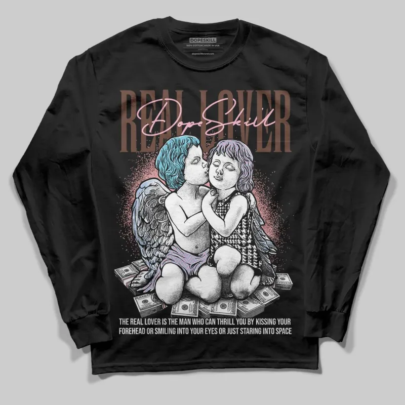 Harris Tweed x Denim Turquoise Dunk DopeSkill Long Sleeve T-Shirt Real Lover Graphic sold by DopeSkill