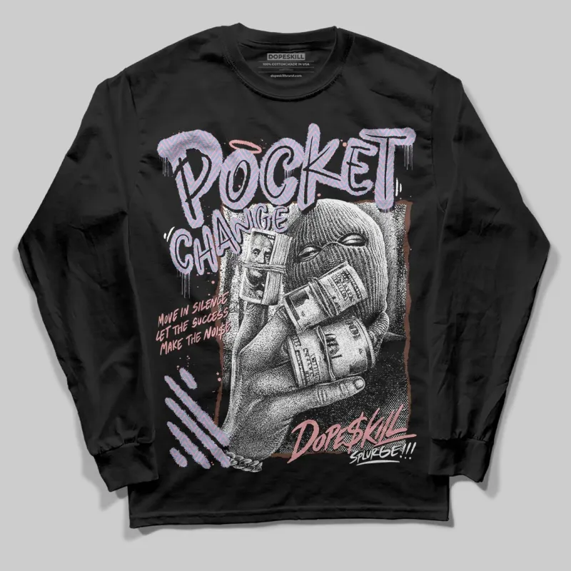 Harris Tweed x Denim Turquoise Dunk DopeSkill Long Sleeve T-Shirt Pocket Change Graphic sold by DopeSkill