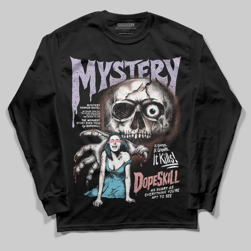 Harris Tweed x Denim Turquoise Dunk DopeSkill Long Sleeve T-Shirt Mystery Ghostly Grasp Graphic sold by DopeSkill