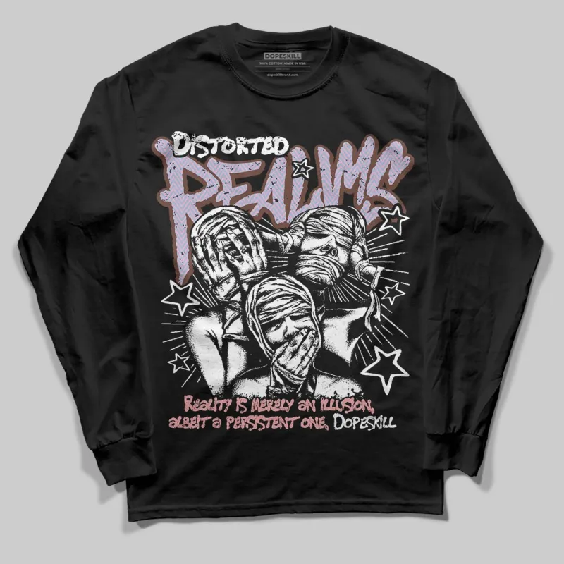Harris Tweed x Denim Turquoise Dunk DopeSkill Long Sleeve T-Shirt Distorted Realms Graphic sold by DopeSkill