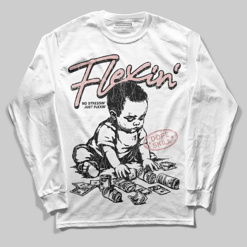 Dusty Rose 40s DopeSkill Long Sleeve T-Shirt Flexin' Graphic sold by DopeSkill