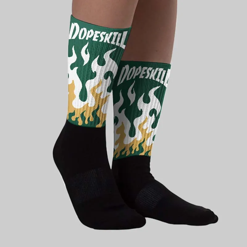 OG “Fir” 1s DopeSkill Sublimated Sock FIRE Graphic sold by DopeSkill product image thumbnail 2