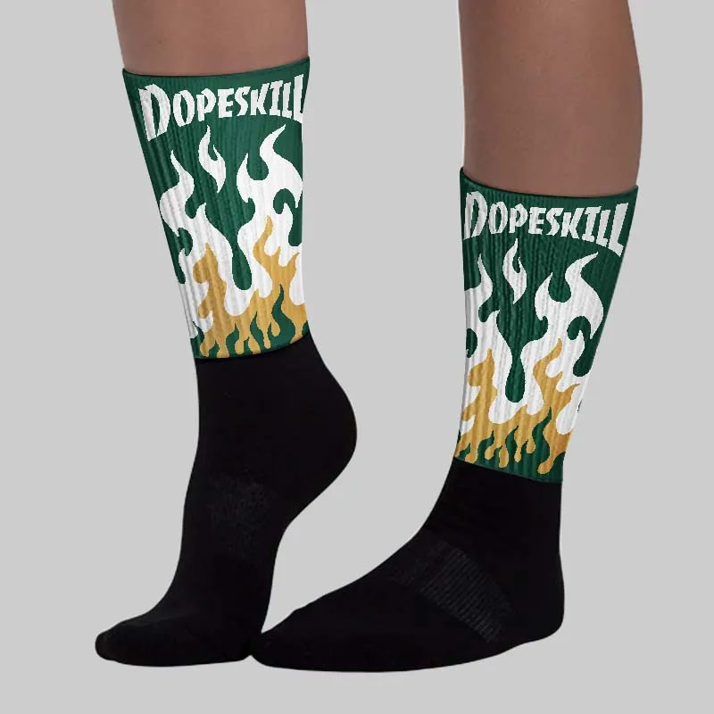OG “Fir” 1s DopeSkill Sublimated Sock FIRE Graphic sold by DopeSkill product image thumbnail 3