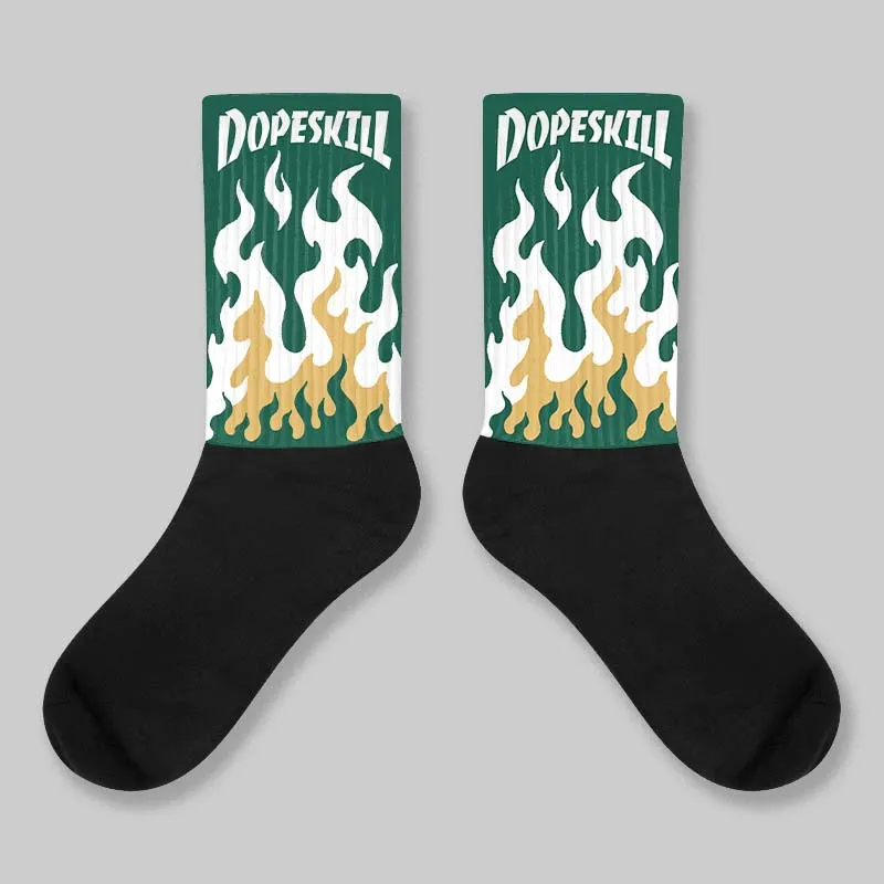 OG “Fir” 1s DopeSkill Sublimated Sock FIRE Graphic sold by DopeSkill