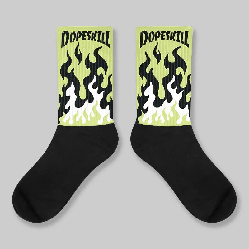 Sneaker School 11s DopeSkill Sublimated Sock FIRE Graphic sold by DopeSkill