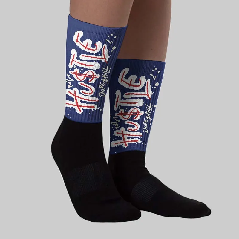 Rare Air 11s DopeSkill Sublimated Sock Hustle Graphic sold by DopeSkill product image thumbnail 2