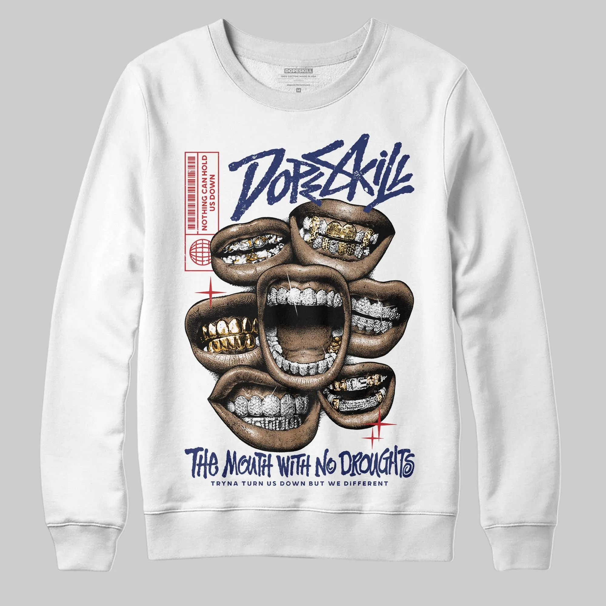 Rare Air 11s DopeSkill Sweatshirt The Mouth With No Droughts Graphic sold by DopeSkill