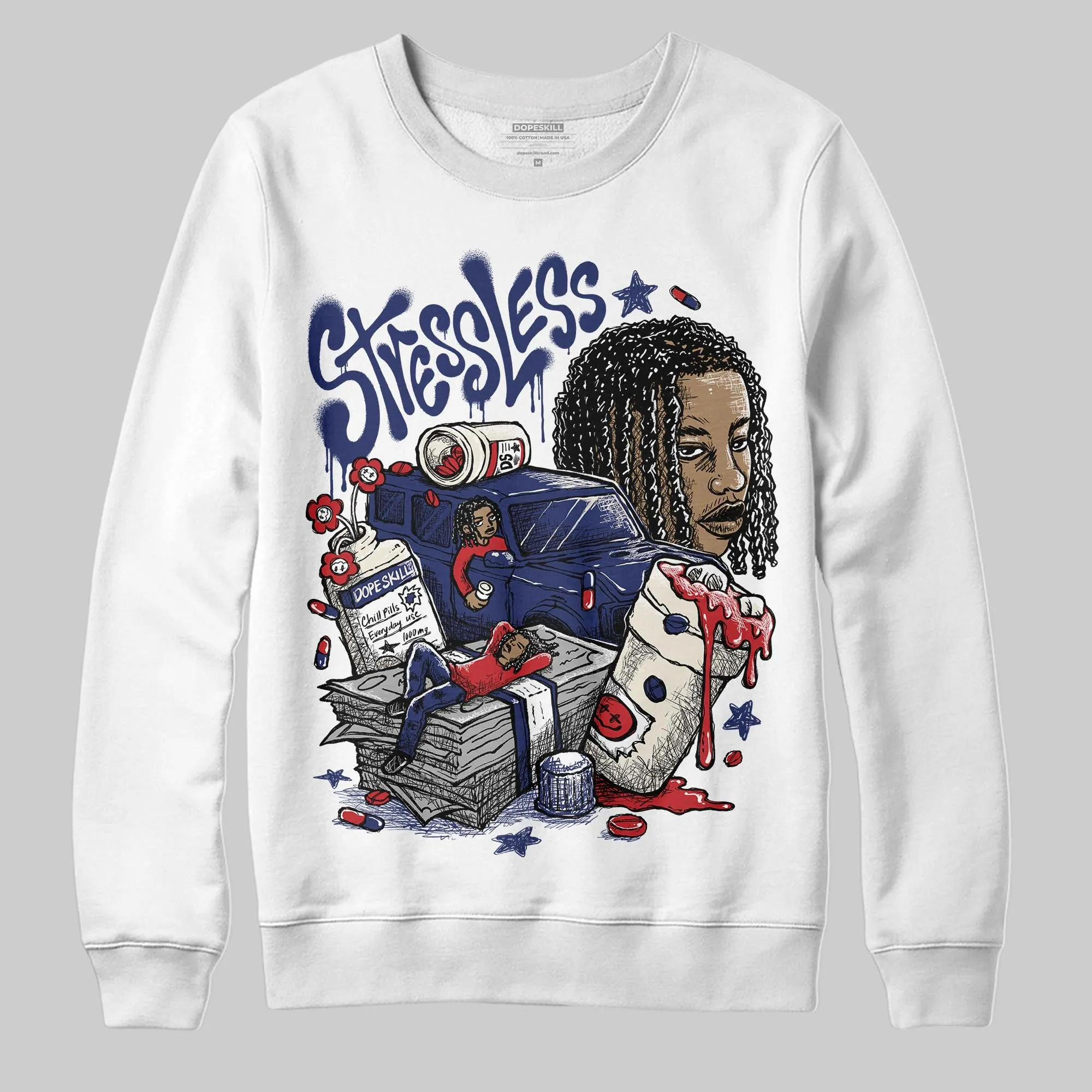 Rare Air 11s DopeSkill Sweatshirt Stressless Graphic sold by DopeSkill