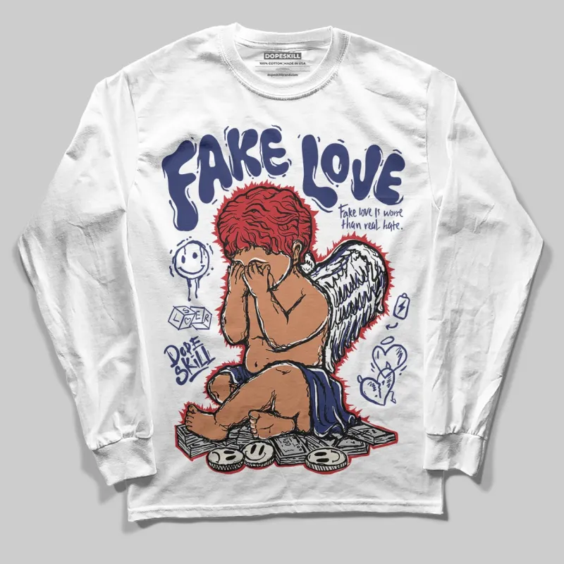 Rare Air 11s DopeSkill Long Sleeve T-Shirt False Love Graphic sold by DopeSkill